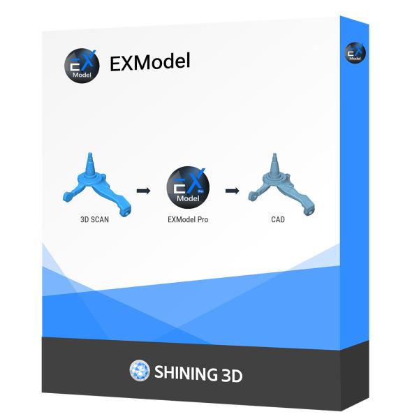Für Shining 3D-Scanner: EXModel - Nahtlose Umwandlung von 3D-Scans in CAD