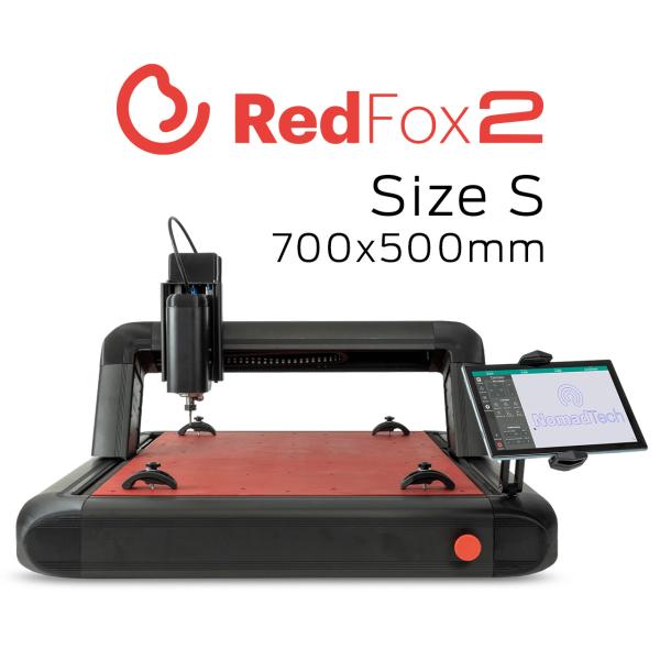 NomadTech Red Fox 2 S - Tisch-CNC-Fräsmaschine