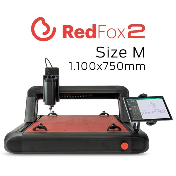 NomadTech Red Fox 2 M - Tisch-CNC-Fräsmaschine